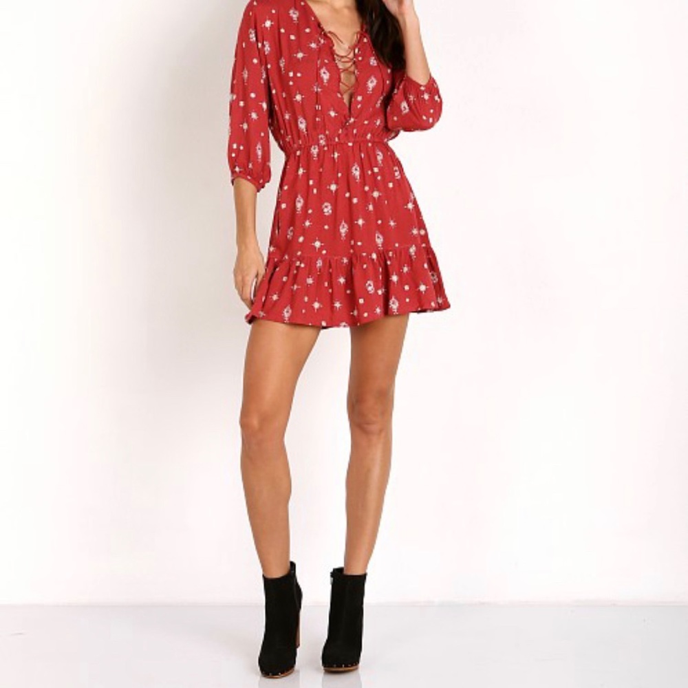 Auguste the label Gypsy Girl Dress Red Musk